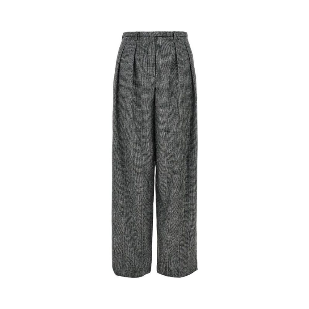 Emporio Armani Women Wool-Blend Flannel Pants
